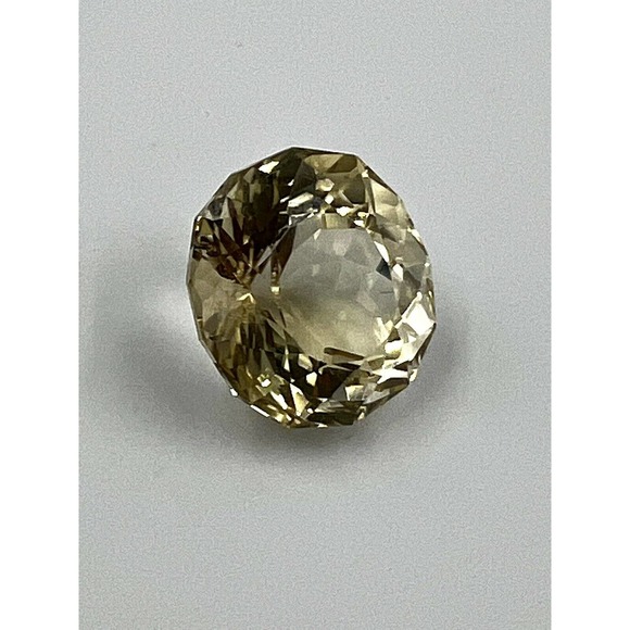 31Ct Natural Citrine Oval Persian Cut Lemon Color Loos Gemstone - Picture 4 of 11